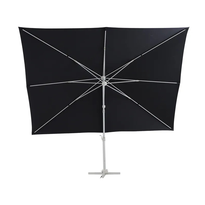 Parasol Aura gris rectangulaire