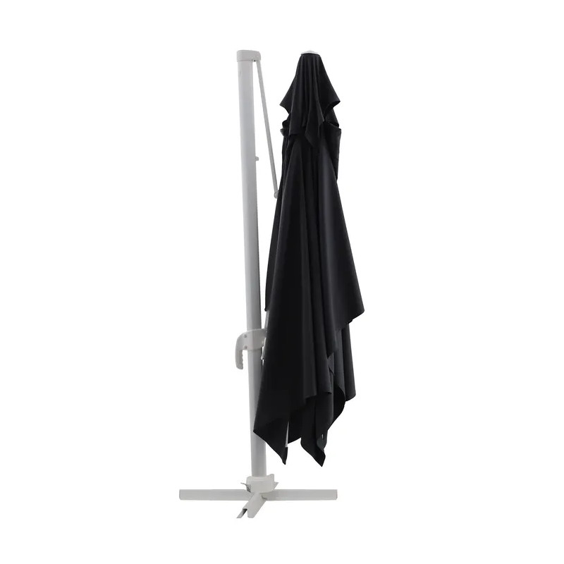 Parasol Aura gris rectangulaire
