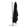 Parasol Aura gris rectangulaire