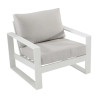Lot de 2 fauteuils de jardin aluminium LAS VEGAS
