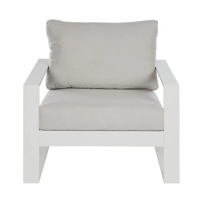 Lot de 2 fauteuils de jardin aluminium LAS VEGAS