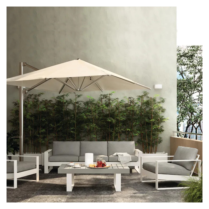 Lot de 2 fauteuils de jardin aluminium LAS VEGAS