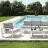 Lot de 2 fauteuils de jardin aluminium LAS VEGAS