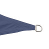 Voile d'ombrage triangulaire bleu saphir L.360 x l.360 cm