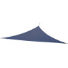 Voile d'ombrage triangulaire bleu saphir L.360 x l.360 cm