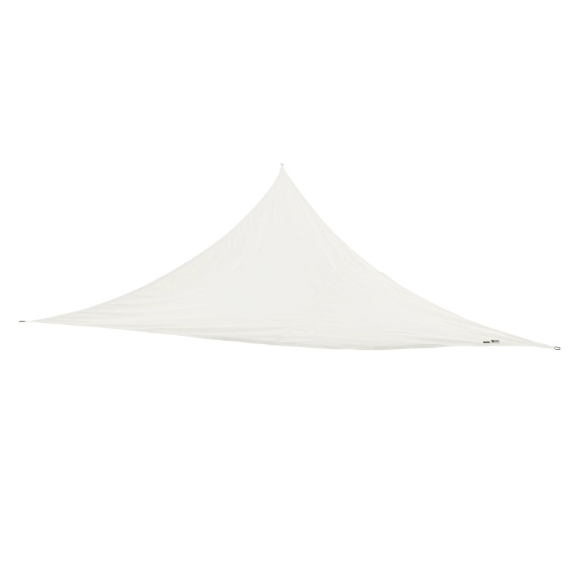 Voile d'ombrage triangulaire blanc L.360 x l.360 cm