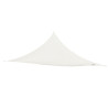 Voile d'ombrage triangulaire blanc L.360 x l.360 cm