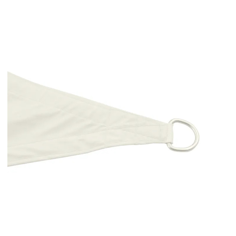 Voile d'ombrage triangulaire blanc L.360 x l.360 cm