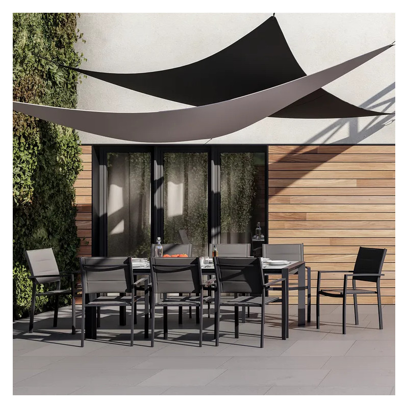 VOILE OMBR TRI GRS G 360X360CM
