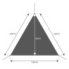 VOILE OMBRA TRIANG 360X360 RGE