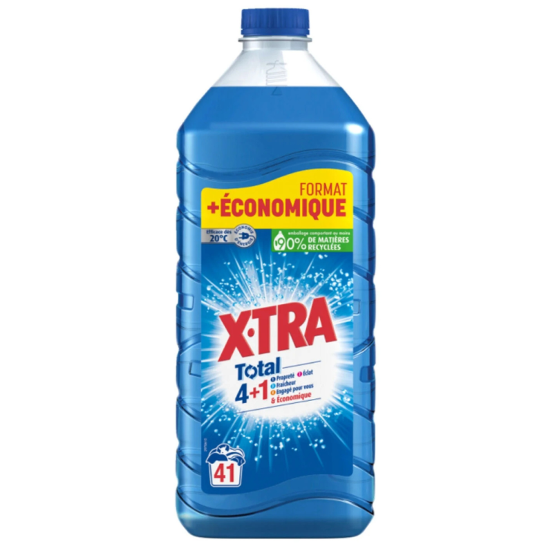 Lessive liquide eco concentrée 41 lavages 1,845L - XTRA - 36447