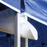 Gouttière pour tente pliante 520G / m² 3 m blanc - GUTTER.4 x 4 m