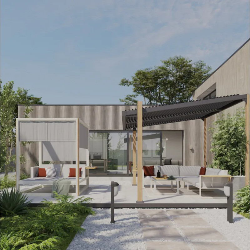 Tettoria Di Ricambio Beige Per Pergola Ontheway A+R 3x3 M - Misure 508x261,6 Cm, Modello #L-PG152PST-B