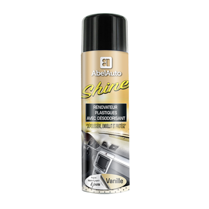 Rénovateur plastiques avec désodorisant vanille 500mL - ABEL AUTO - ABE278270