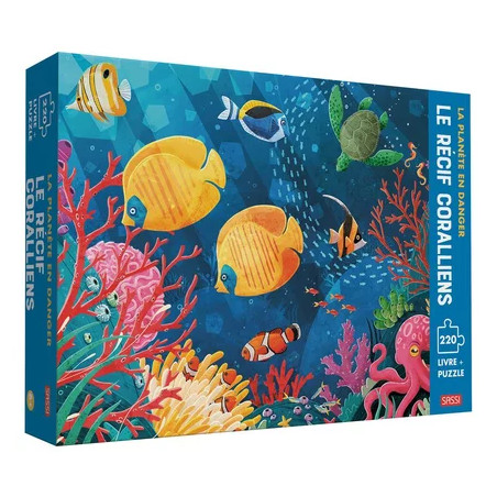 Puzzle récif corallien 220 pièces - SASSI JUNIOR - Dès 5 ans
