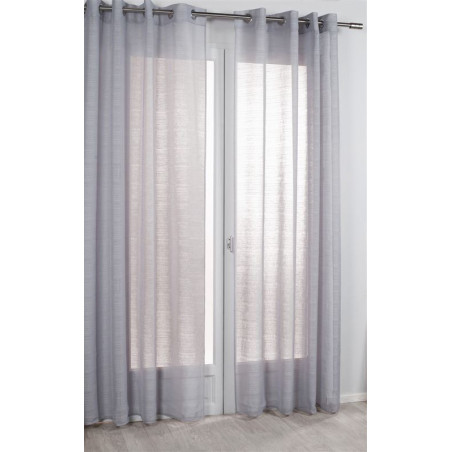 Voilage Lola gris 140x260