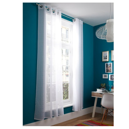 Voilage Lola blanc 140x260