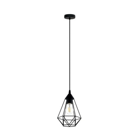 Suspension BYRON acier noir E27
