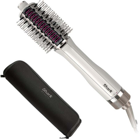 Brosse souflante 2en1 SmoothStyle 900W Blanc silk - SHARK - HT212EU