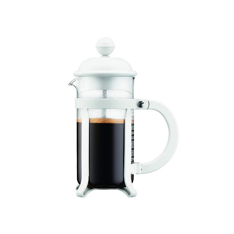 Cafetière à piston 3 Tasses Blanc Crème