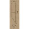 Applique extérieur Bergen Détection E27 IP44 Gris