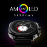 Montre connectée aix noir acier - HIFUTURE