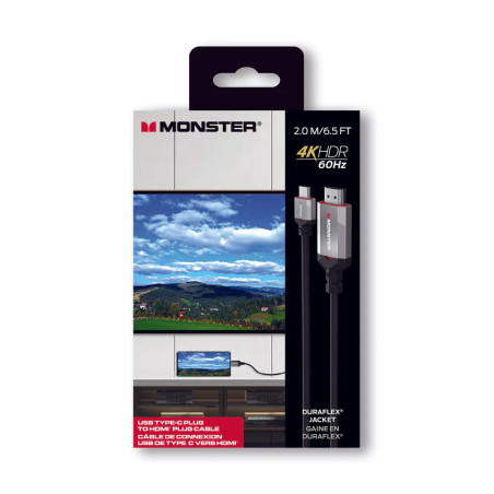 Câble USB-C HDMI 2m 4k - MONSTER