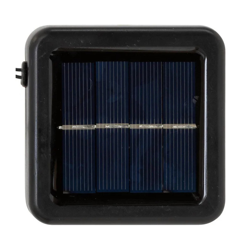 Guirlande 10 boules solaires L.335cm noir