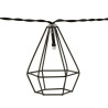 Guirlande 10 boules solaires L.335cm noir