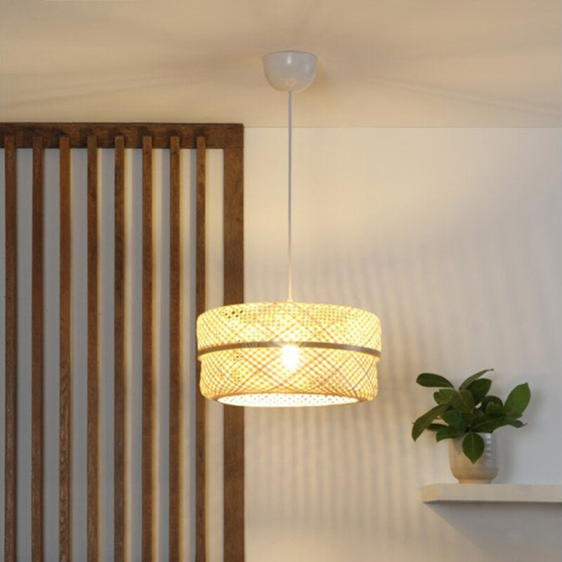Suspension Palanga en bambou E27 D38cm Naturel