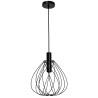 Suspension acier MERONE E27 D32 cm