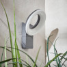 Applique LED aluminium polycarbonate QUITO Gris/Argent