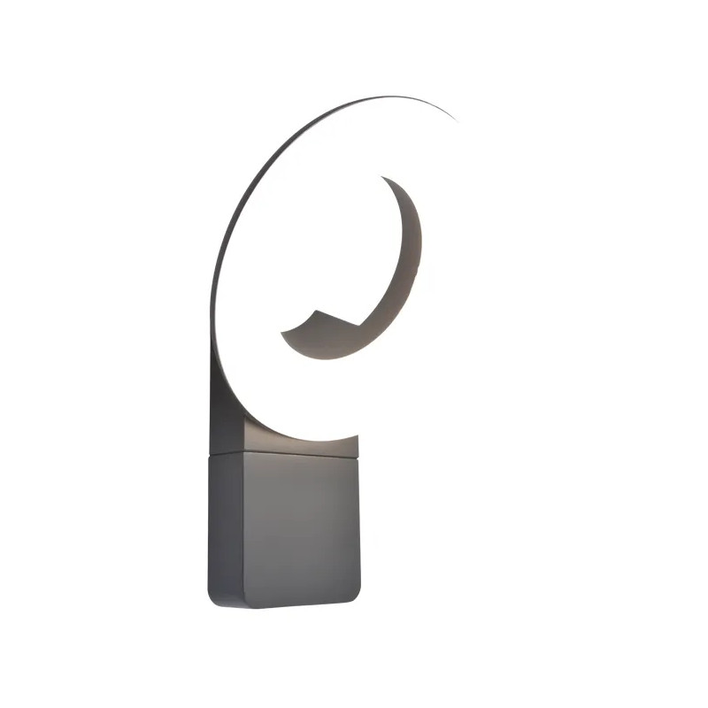 Applique LED aluminium polycarbonate QUITO Gris/Argent