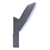 Applique LED aluminium polycarbonate QUITO Gris/Argent