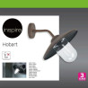 Applique extérieur HOBART E27 60W