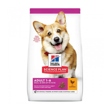 Croquettes pour chien adulte Science Plan petite race poulet 6Kg - HILL'S - HSSA769