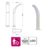 Borne extérieure LAKKO LED 1500 lm blanc