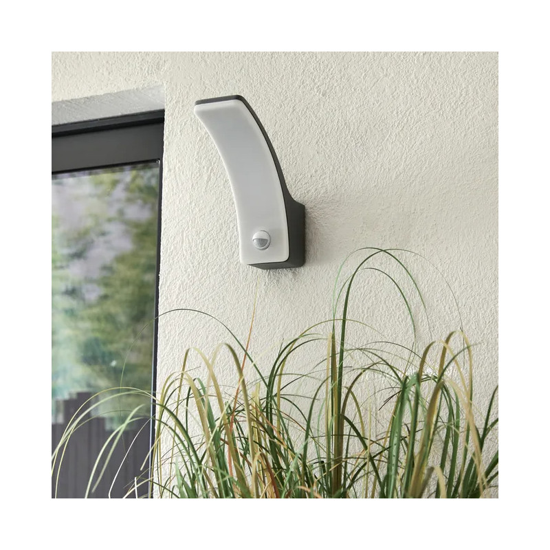Applique à détection LED intégrée 1500 lm Gris/Argent