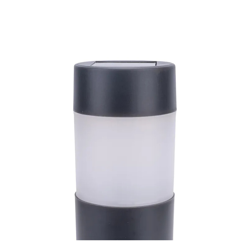 Lot de 2 balises solaires à piquer PRAIA IP44 anthracite