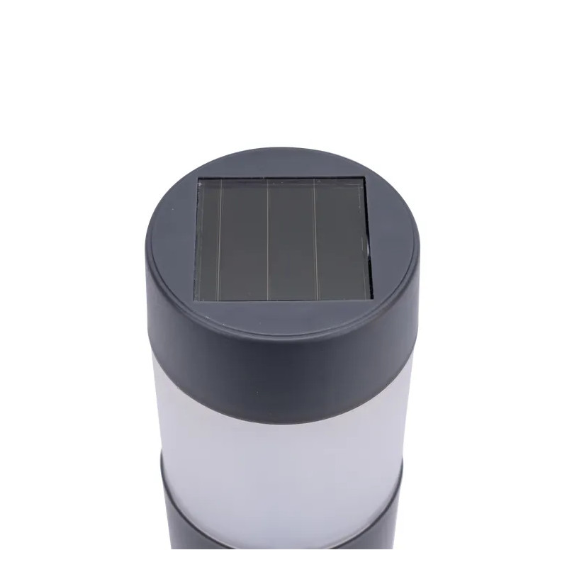 Lot de 2 balises solaires à piquer PRAIA IP44 anthracite