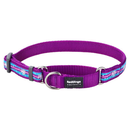 Collier pour chien imprimé semi étrangleur Unicorn taille M Violet - RED DINGO - RCMIEUCM434