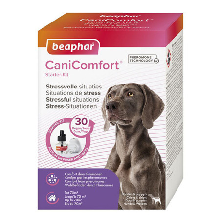 Diffuseur et recharge phéromones pour chiens CaniComfort 48mL - BEAPHAR - BCCD952