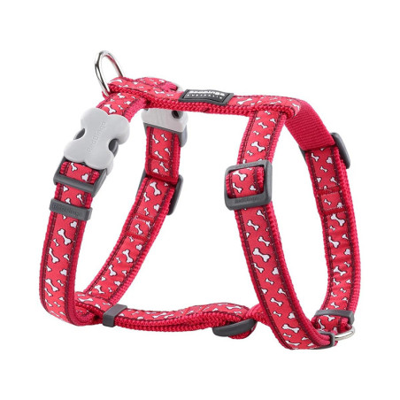 Harnais imprimé Flying Bones taille L/XL Rouge - RED DINGO - RHLIFBR596