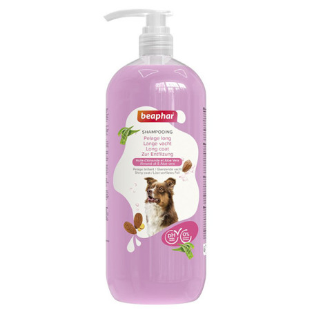 Shampooing Essentiel pour chien au pelage long XL 1L - BEAPHAR - BEPS171