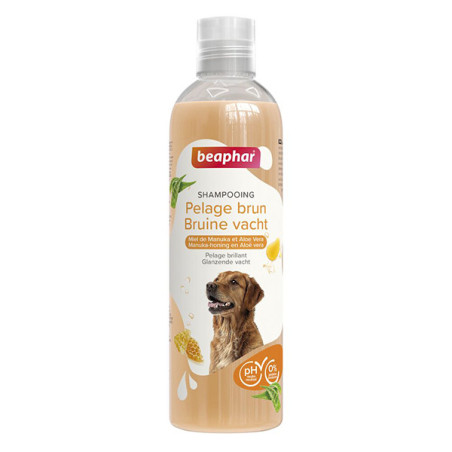 Shampooing Essentiel pour chien à fourrure brune 250mL - BEAPHAR - BEPS449
