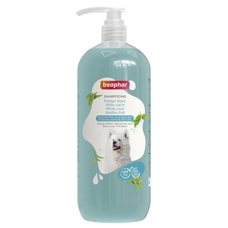 Shampooing Essentiel pour chien au pelage Blanc 1L - BEAPHAR - BEPS808