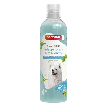 Shampooing Essentiel pour chien au pelage Blanc 250mL - BEAPHAR - BEPS860