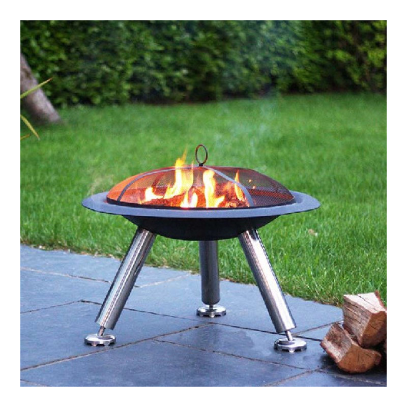 Barbecue Braséro Stamford Acier Noir