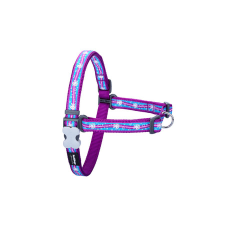 Harnais imprimé Unicorn 12mm XS Mauve - RED DINGO - RHSITUCM134