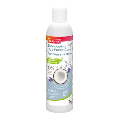 Shampoing Stop Puces Coco pour chien/chat 250mL - BEAPHAR - BSCSC256